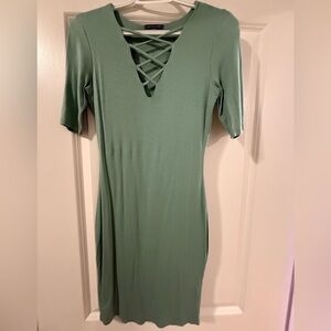 Fitted Midi Dress